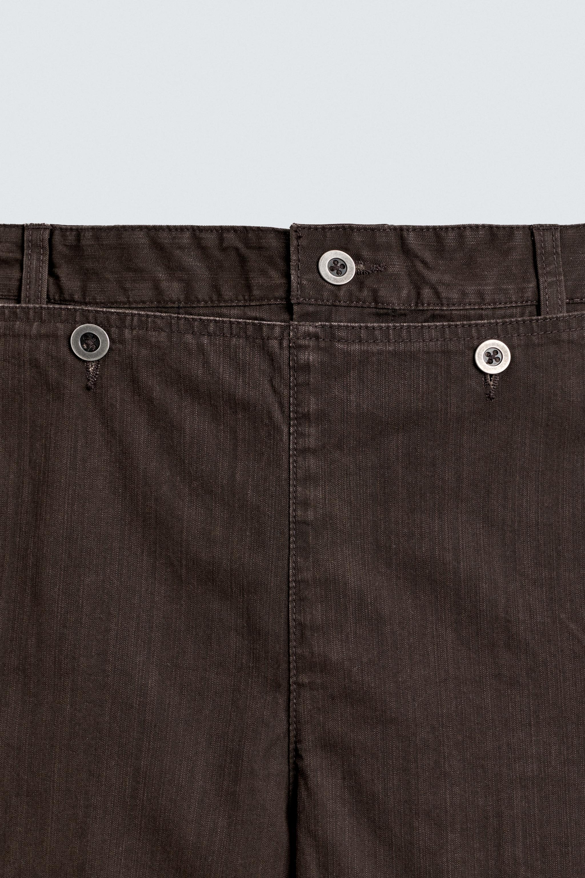 RELAXED FIT OVERALL POCKET PANTS